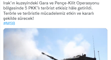 5 terörist etkisiz hale getirildi