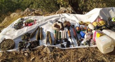 Cudi Dağı’nda PKK’ya ait çok sayıda mühimmat ele geçirildi