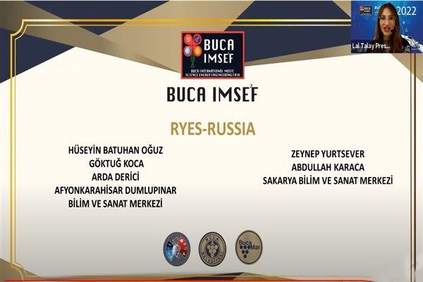 Dumlupınar BİLSEM, IMSEF'de altın madalya kazandı