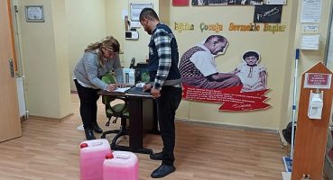 Geri Dönüşüme Destek Olan Okullara 40 Litre Sıvı Sabun Hediye