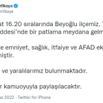 İstiklal Caddesi'nde patlama