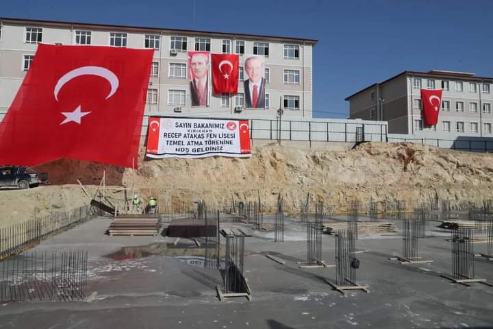 Kırıkhan Recep Atakaş Fen Lisesi'nin temeli atıldı