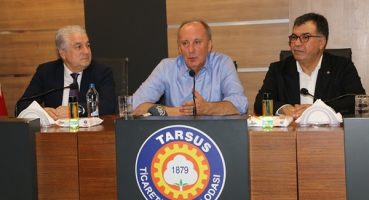 Memleket Partisi Genel Başkanı İnce, Tarsus TSO’da iş insanlarıyla buluştu