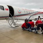 Rize'den uçak ambulansla İstanbul'a hasta sevk edildi