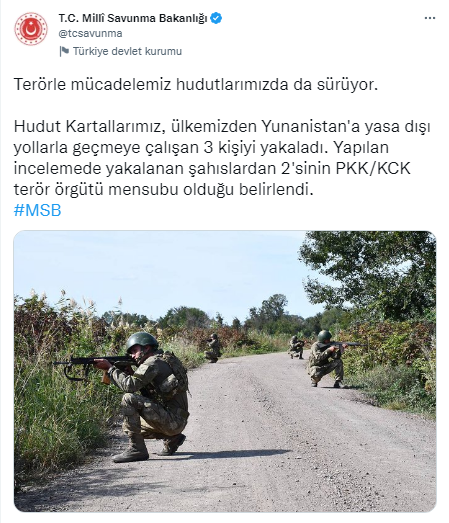 Yunanistan'a kaçmaya çalışan 3 kişi yakalandı