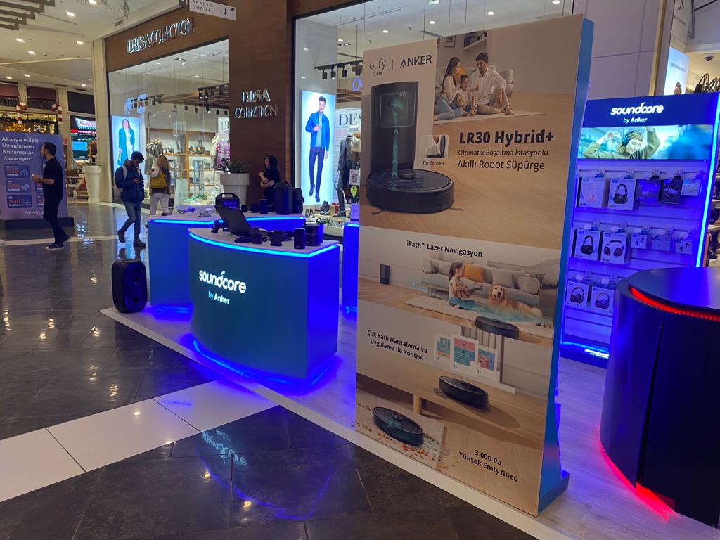 Anker, kiosk konseptiyle Akasya AVM’de