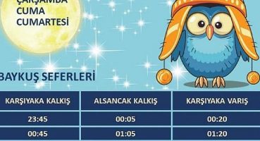 İZDENİZ seferlerinde kış tarifesi başladı