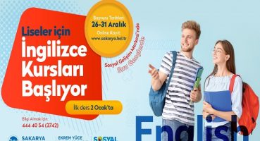 Sakarya SGM’de lise öğrencilerine yönelik İngilizce kursuları verilecek