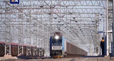 Xinjiang’da demir yoluyla taşınan mal hacmi, ilk kez 200 milyon tonu aştı