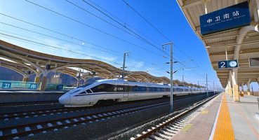 Yinchuan-Lanzhou yüksek hızlı demir yolu bugün hizmete giriyor