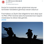 10 terörist etkisiz hale getirildi