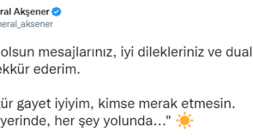 Akşener: “Güneş yerinde, her şey yolunda”