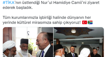Bakan Çavuşoğlu: “Dünyanın her yerinde kültürel mirasımıza sahip çıkıyoruz”