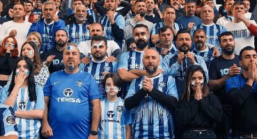Çalışanlar kamera karşısında TEMSA, Adana Demirspor'un yanında