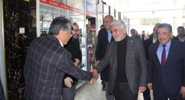 HÜDA PAR Genel Başkanı Yapıcıoğlu, Nusaybin esnafını ziyaret etti