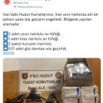 İran sınır hattından yasa dışı yollarla geçmeye çalışan 1 kişi yakalandı