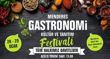 Menderes'te Gastronomi Kültür ve Tanıtım Festivali Rüzgarı