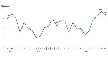 TÜİK Tavuk eti üretimi 200 bin 77 ton, tavuk yumurtası üretimi 1,74 milyar adet olarak gerçekleşti
