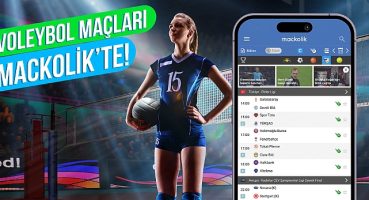 Voleybol rekabeti Mackolik'te yaşanacak