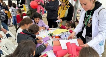 Gemlik konteyner kentte çocuklara bilim şenliği morali