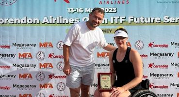 20 ülkeden 60 tekerlekli sandalye tenisçisi, 2024 Paris Paralimpik Oyunları'na puan toplamak için 2. kez Corendon Sports Open'da mücadele edecek