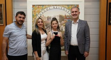 İnegöl Belediye Başkanı Taban Şampiyon Afra'yı Ağırladı