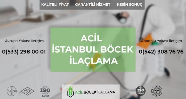 Haşere ve Böcek İlaçlama