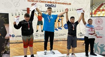 Nevşehir Belediyesi gençlik ve Spor Kulübü haltercileri şampiyonaya damga vurdu