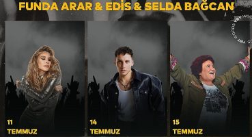 Funda Arar, Edis ve Selda Bağcan İstanbul'un En Büyük Açık Hava Sahnesi YBY Woods'ta