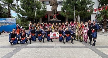 İnegöl Belediyesi Halk Dansları Topluluğu Akçaabat Festivaline Renk Kattı