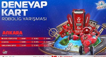 TEKNOFEST Ankara'da Yeni Yarışma Heyecanı. DENEYAP Kart Robolig Yarışmasına Başvurular Başladı!