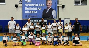 Yaz Spor Okulları'nda ilk dönem bitti
