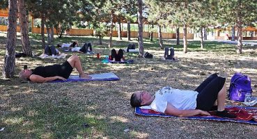 Çankayalılar açık havada sporla zinde kalıyor