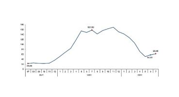 TÜİK: Tarım ürünleri üretici fiyat endeksi (Tarım-ÜFE) yıllık %62,48, aylık %8,03 arttı
