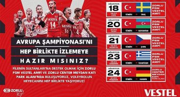 Voleybolda milli heyecan Vestel'le Zorlu Center'da