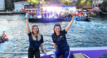 Ünlü isimler Yağmur Tanrısevsin ve Şahika Encümen'den Triatlon sporuna destek
