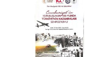 Ege Üniversitesinde (EÜ) “Cumhuriyetin 100. Yıl Etkinlikleri" devam ediyor