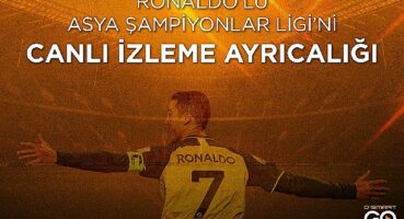 Ronaldo'lu Asya Şampiyonlar Ligi'ni Canlı İzleme Ayrıcalığı