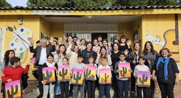 İşitme engelli çocuklar renkli anlar yaşadı