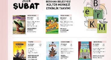 Bergama, Şubat Ayı Kültür Merkezi Etkinlik Takvimi Açıklandı
