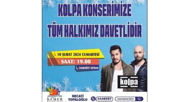 Kolpa Kemer'de konser verecek