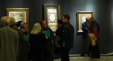 Nakkaş Tezyini Sanatlar Merkezi Hilye Sergisi Bağlarbaşı Kongre ve Kültür Merkezi'nde Sanatseverlerle Buluştu