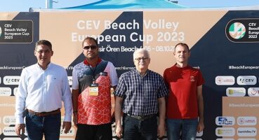 TVF Plaj Voleybolu Kulüpler Türkiye Şampiyonaları ve Balkan Şampiyonası Ören Plajı'nda Başlıyor